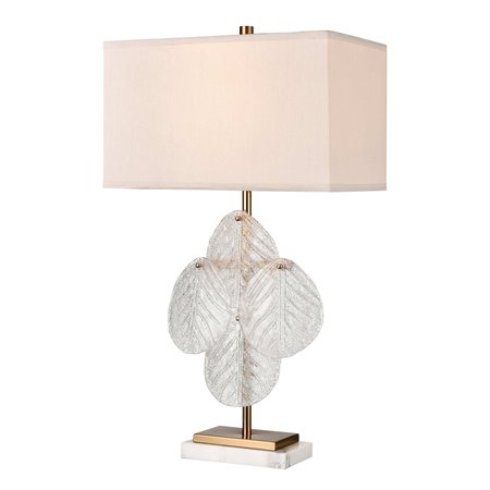 ELK HOME Glade 30'' High 1-Light Table Lamp - Satin Brass H0019-8550